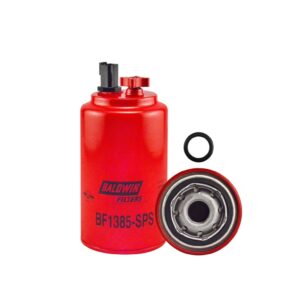 BF1385-SPS | Fuel/Water Separator Spin-on with Drain, Sensor Port and Reusable Sensor