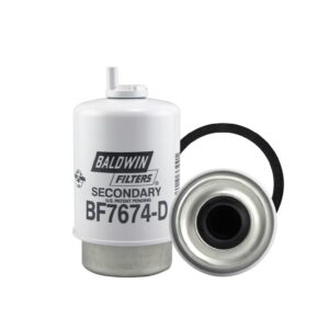 BF7674-D | Secondary Fuel/Water Separator Element with Drain