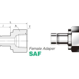 S-LOK Female Adaptor | SAF-8-4N-S6