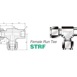 STRF-4-2N-S6 |  S-LOK Female Run Tee