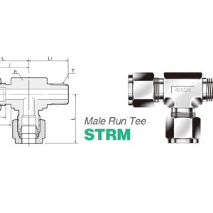 STRM-16-12N-S6 | Male Run Tee 1-3/4