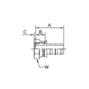 3C382-10-6 | Parker 82 Series Fittings