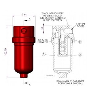 200A | Headline Filter Aluminium Housings