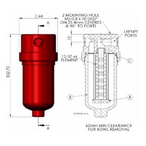 200AL | Headline Filter Aluminium Housings