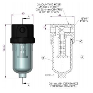 700N | Headline Filter Nylon Housing