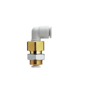 KQ2LE12-00A | Bulkhead Male Elbow