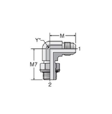 Triple-Lok C4OMX Male Elbow BSPP
