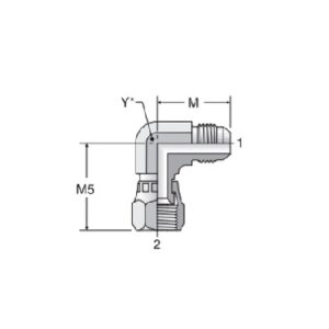 10 C6X-S | Swivel Nut Elbow