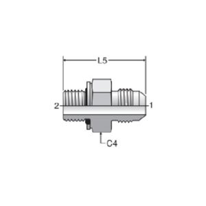 12F4OMXS | Male Connector- BSPP
