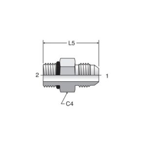 12 F5OX-S | Straight Thread Connector