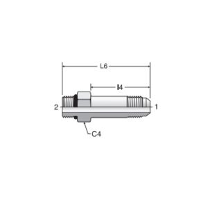 10 FF5OX-S | Long Straight Thread Connector