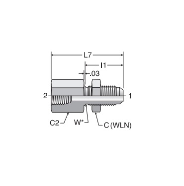 Triple-Lok WGTX Female Bulkhead Connector