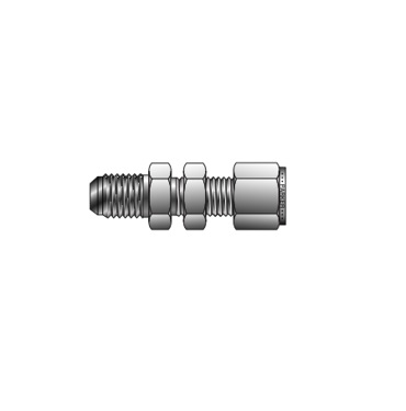 A-LOK 37° Flare Bulkhead Connector