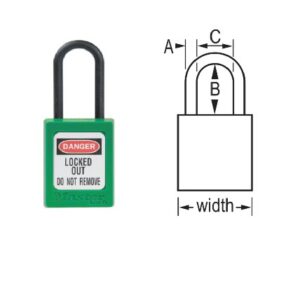 S32GRN | Global Zenex Safety Padlocks