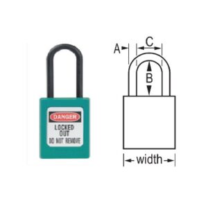 S32TEAL | Global Zenex Safety Padlocks
