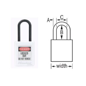 S32WHT | Global Zenex Safety Padlocks