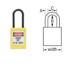 S32YLW | Global Zenex Safety Padlocks