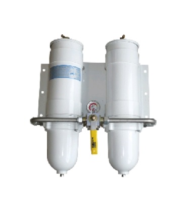 RACOR Marine Gasoline Fuel Filter With See-Thru Bowl & Primer Pump - 90 GPH For Outboard Engines